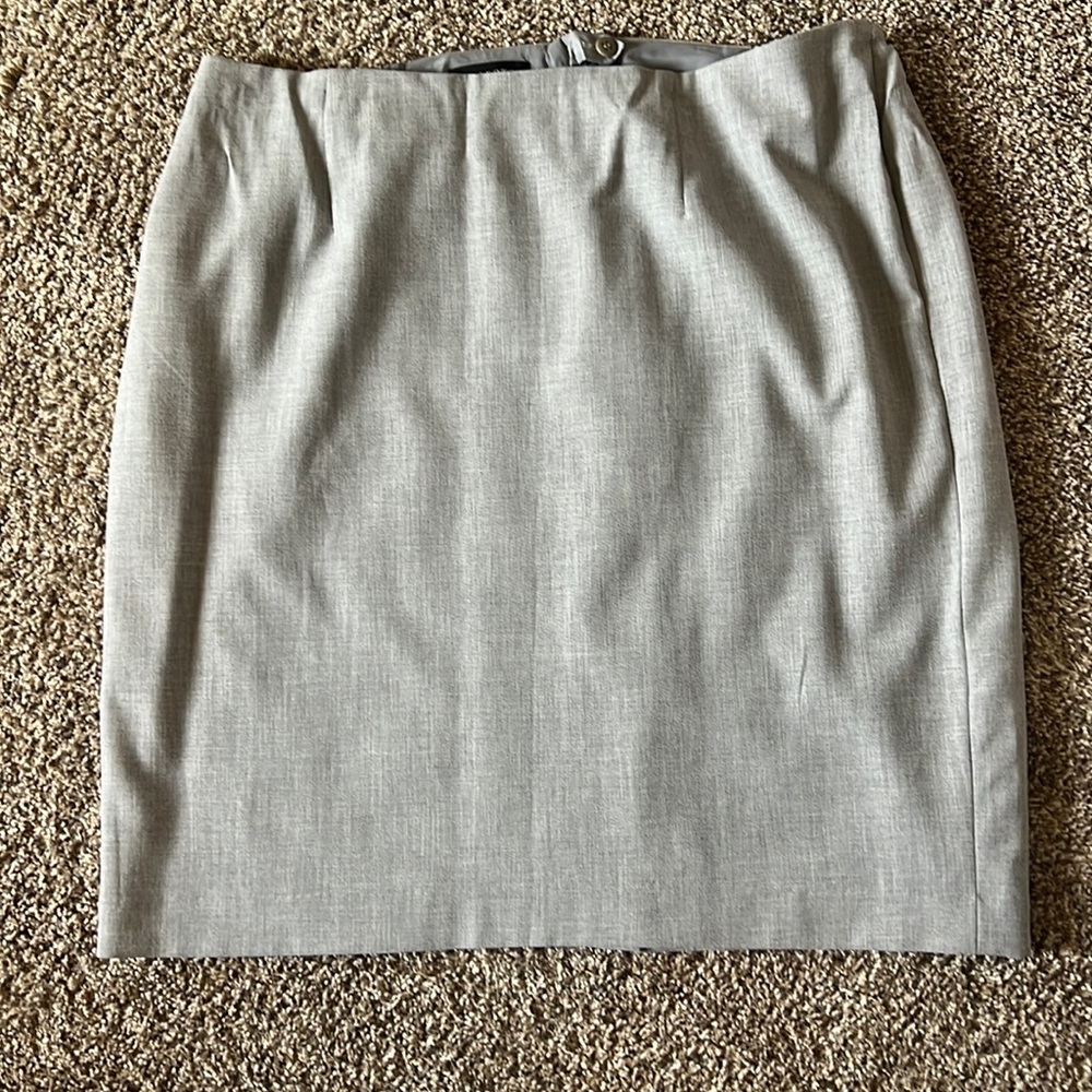 Talbots Grey Pencil Skirt like New! 18W